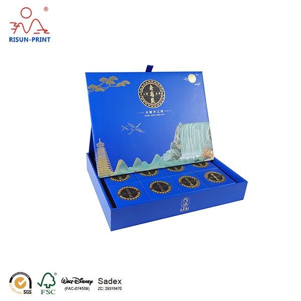 翻蓋月盒包裝盒,中秋節(jié)月餅禮盒價格